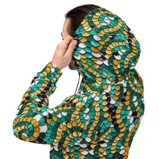 Jewel Scale on a Hoodie