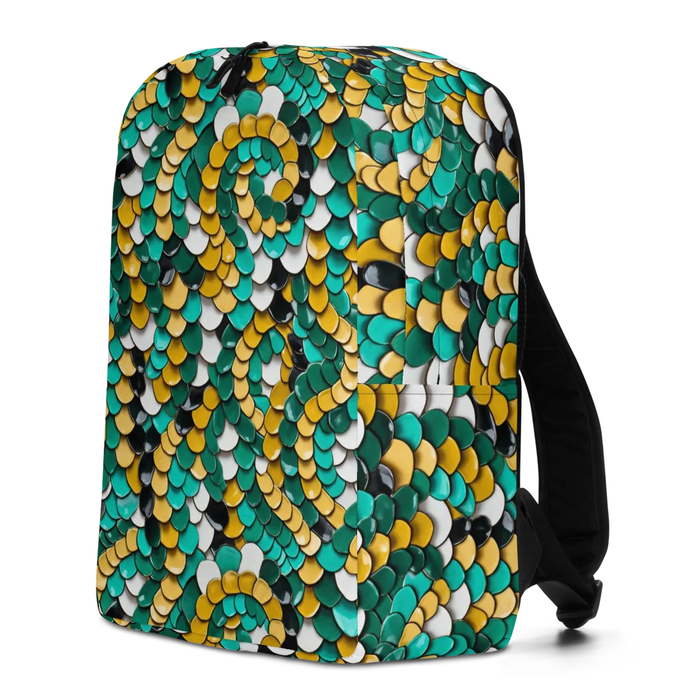 Jewel Scale on Minimalist Backpack — Left