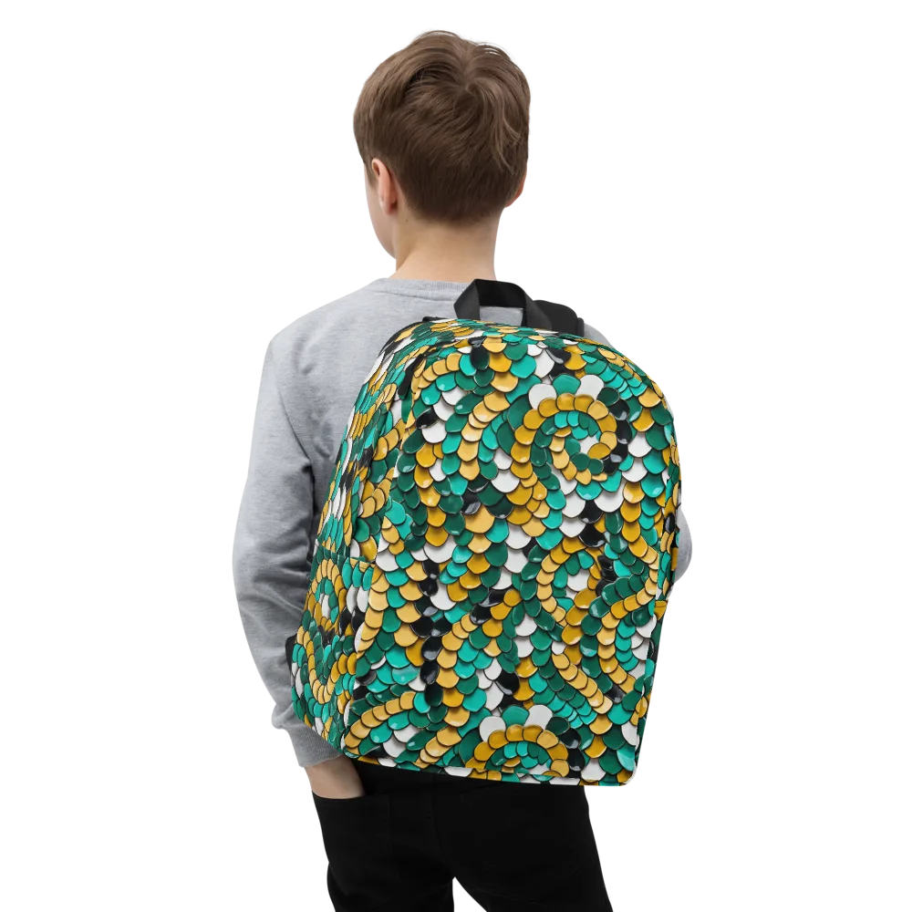 Jewel Scale on Minimalist Backpack — Zoomed-in