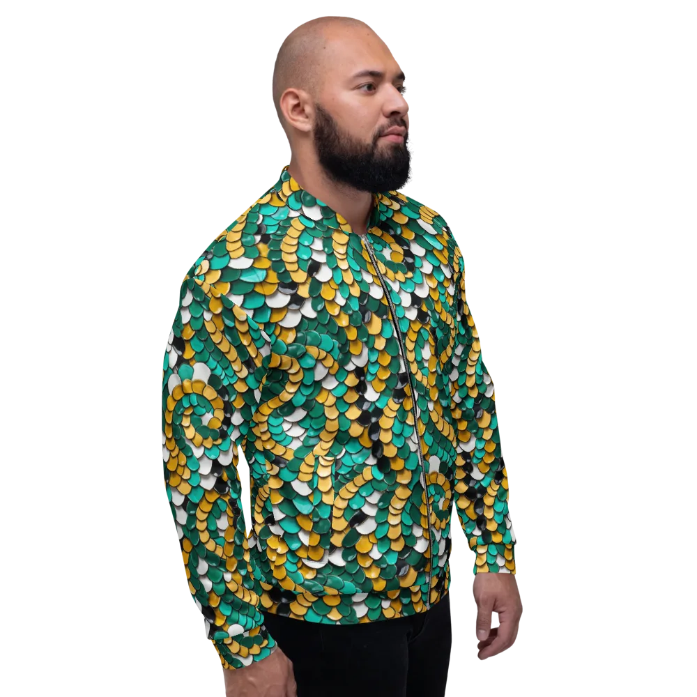 Jewel Scale on Bomber Jacket — Right