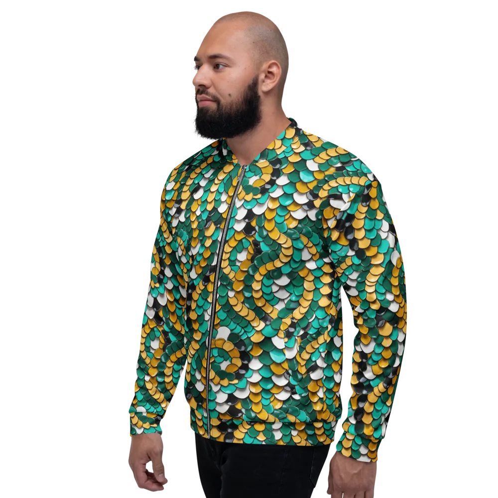 Jewel Scale on Bomber Jacket — Left