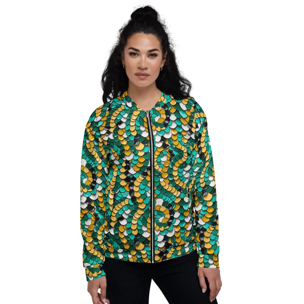 Jewel Scale on Bomber Jacket — Front