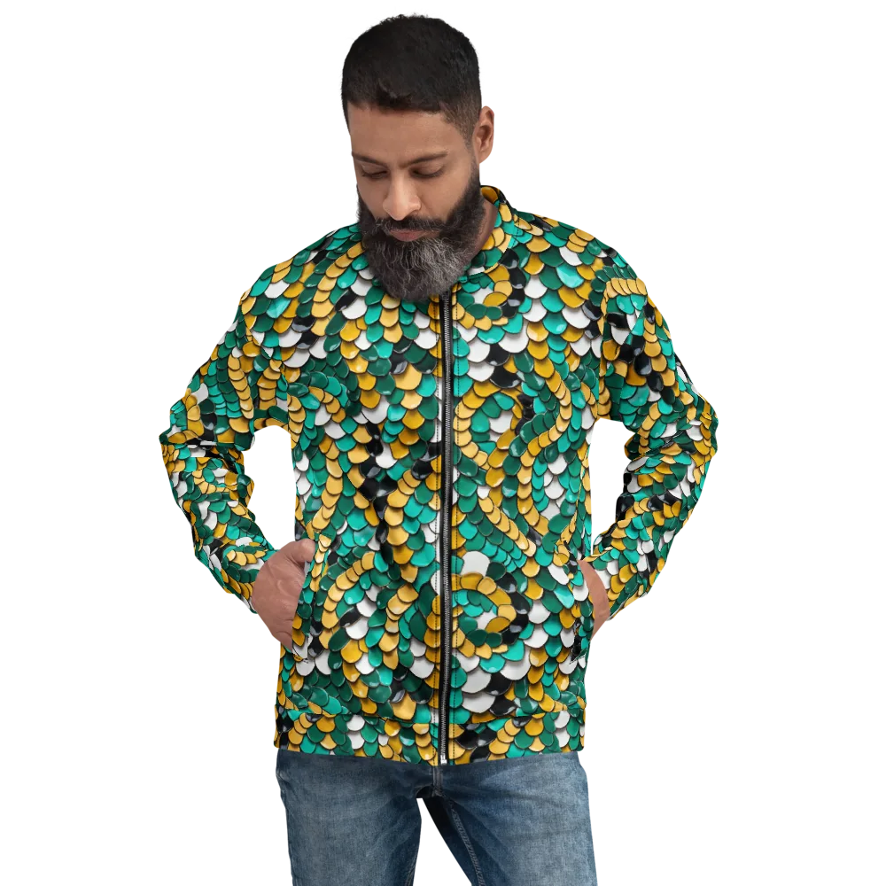 Jewel Scale on Bomber Jacket — Front