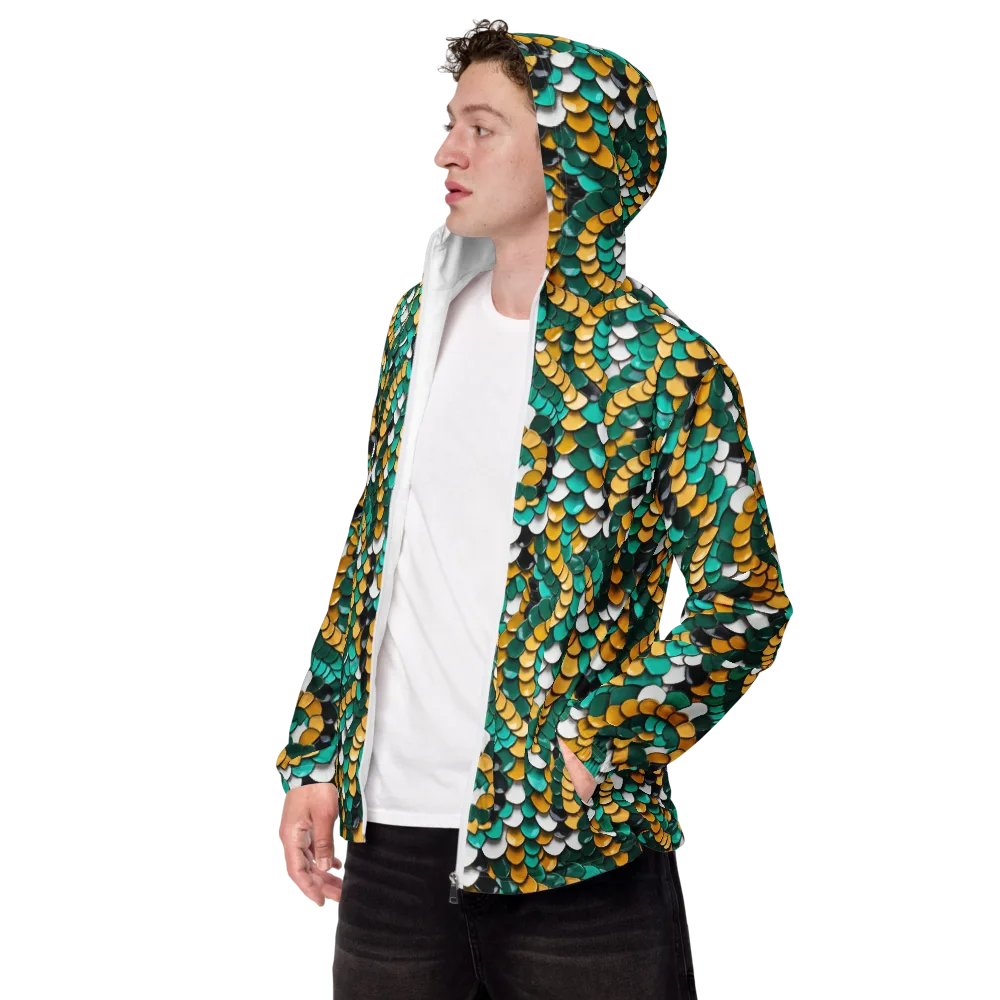 Jewel Scale on Men's Windbreaker — Left Front