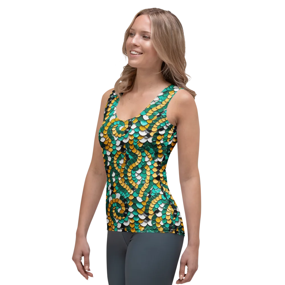 Jewel Scale on Women's Tank Top — Left Front