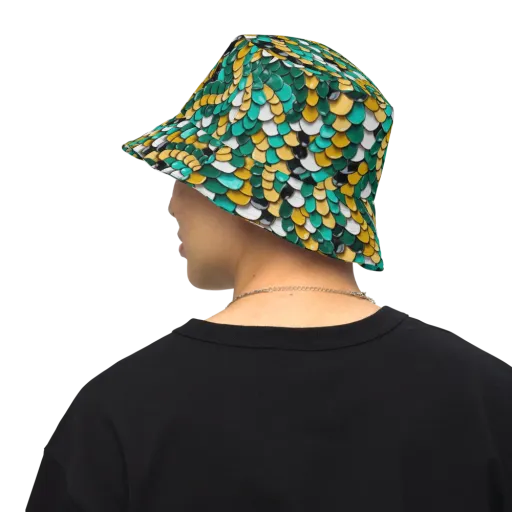 Jewel Scale on a Reversible Bucket Hat