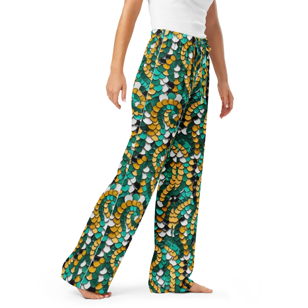 Jewel Scale on Women's Pajama Pants — Right Front