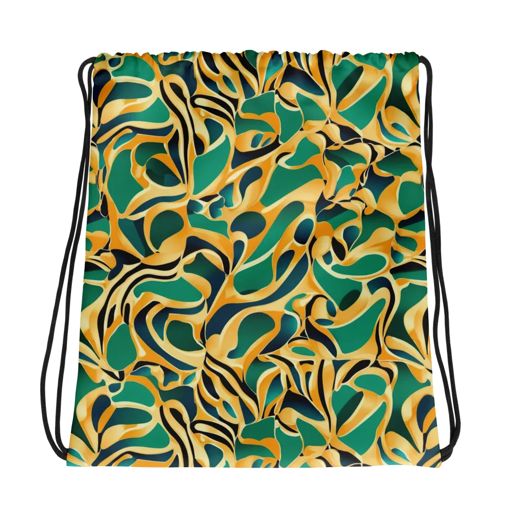 Emerald Melt on Drawstring Bag — Photo