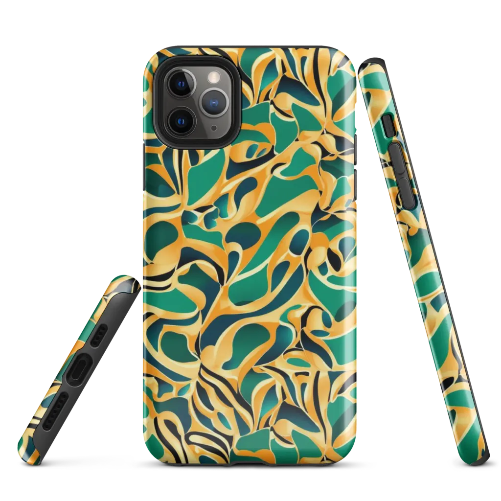 Emerald Melt on Tough Case for iPhone® — Front