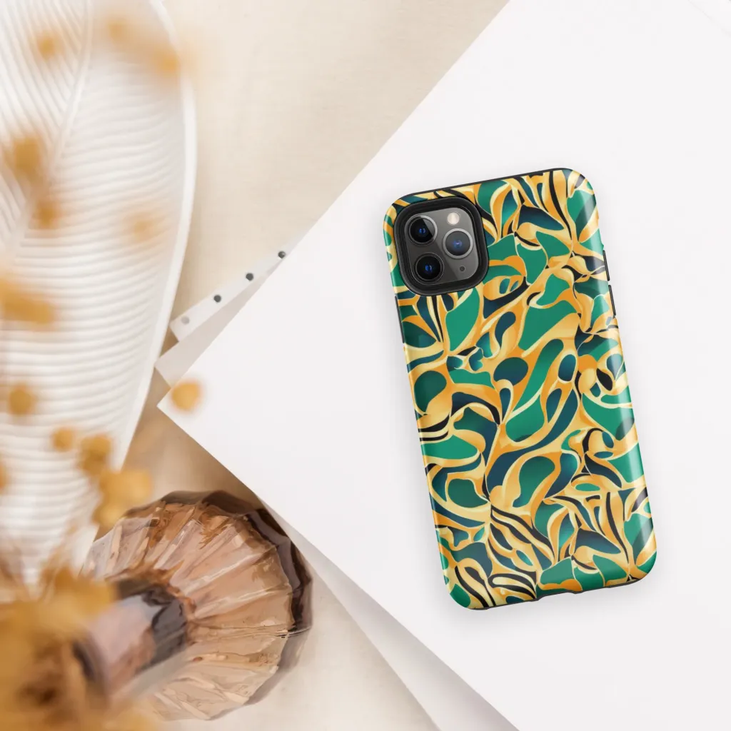 Emerald Melt on Tough Case for iPhone® — Front