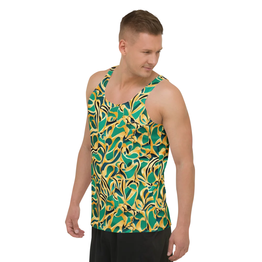 Emerald Melt on Men's Tank Top — Left Front