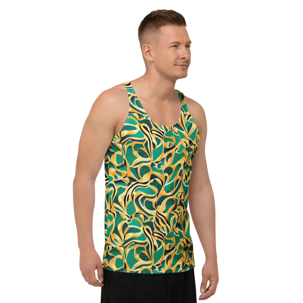 Emerald Melt on Men's Tank Top — Right Front