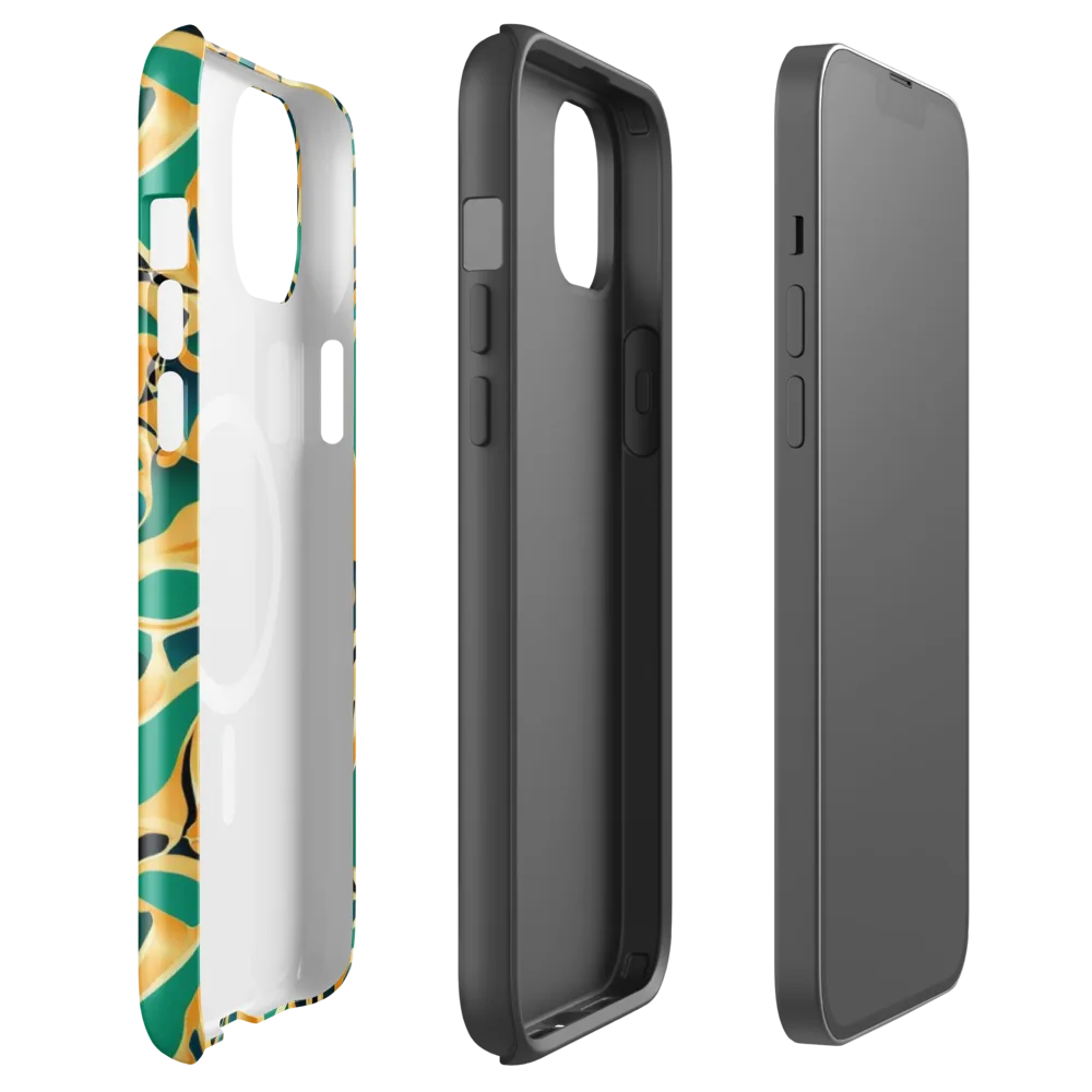 Emerald Melt on MagSafe Tough Case for iPhone® — Front