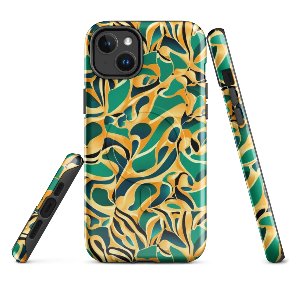 Emerald Melt on MagSafe Tough Case for iPhone® — Front