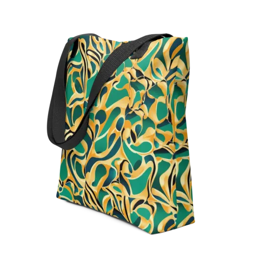 Emerald Melt on a Tote Bag