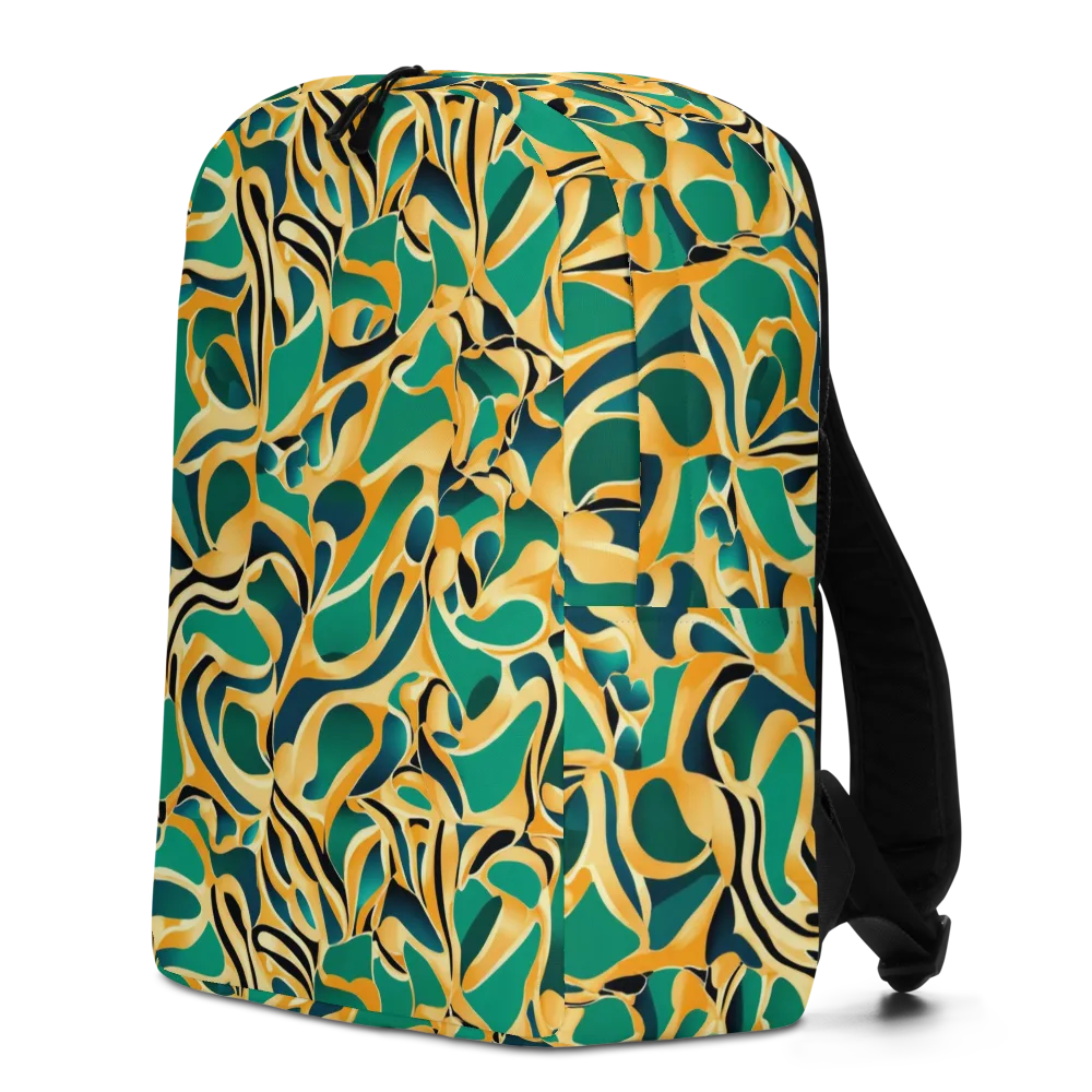 Emerald Melt on Minimalist Backpack — Left