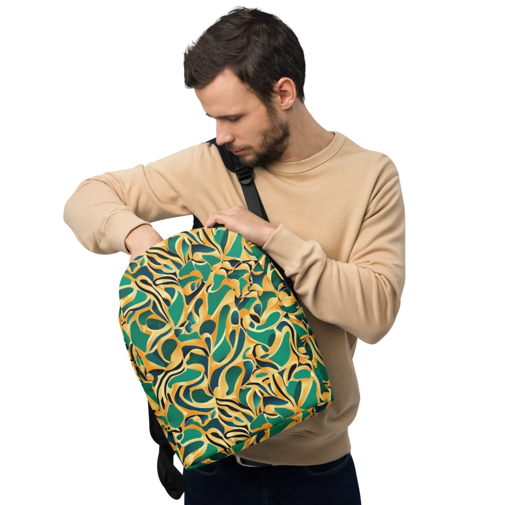 Emerald Melt on Minimalist Backpack — Front