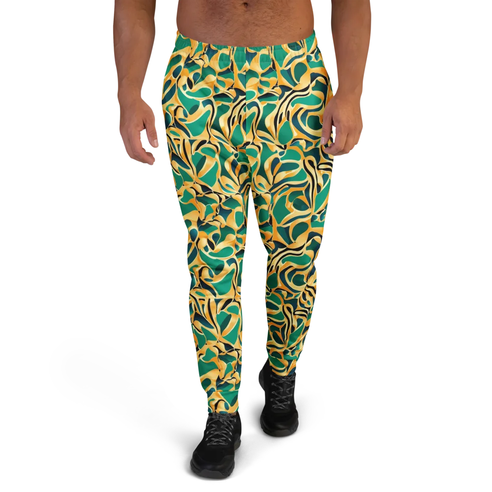 Emerald Melt on Men's Joggers — Front