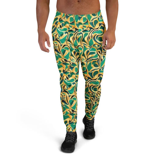 Emerald Melt on a Men's Joggers