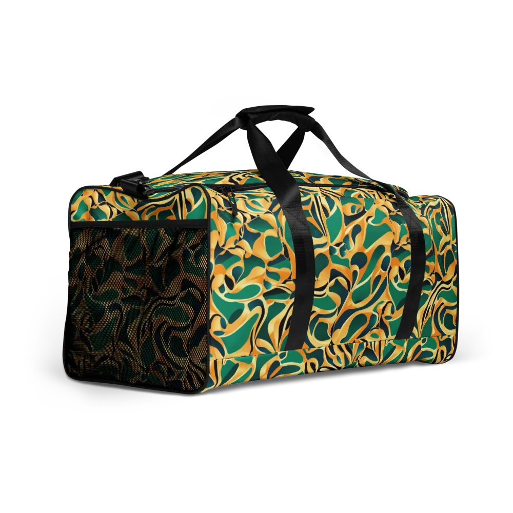 Emerald Melt on Duffle Bag — Right Front