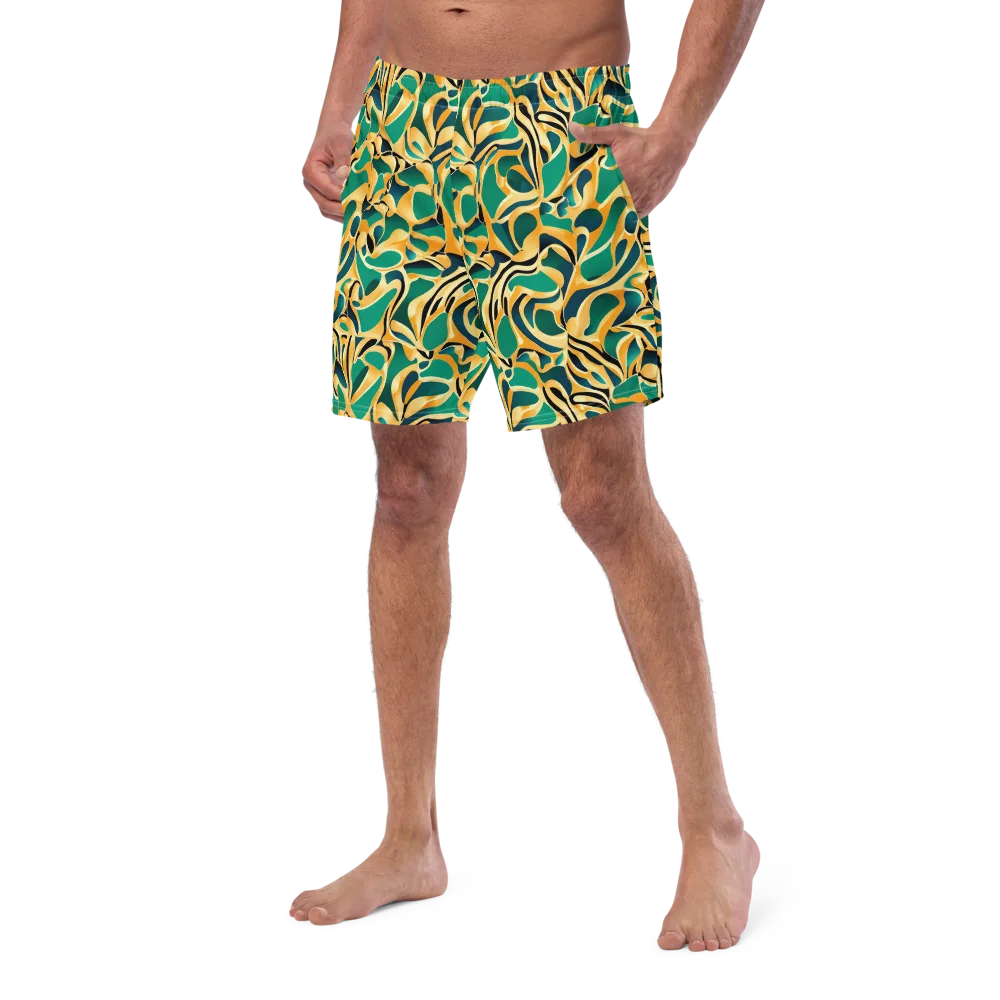 Emerald Melt on Swim Trunks — Left Front