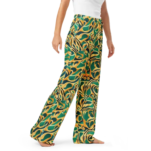 Emerald Melt on a Women's Pajama Pants