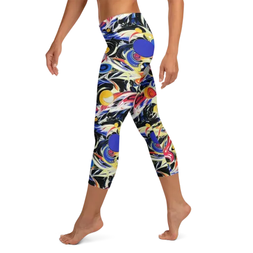 Fluid Frequency on a Capri Leggings