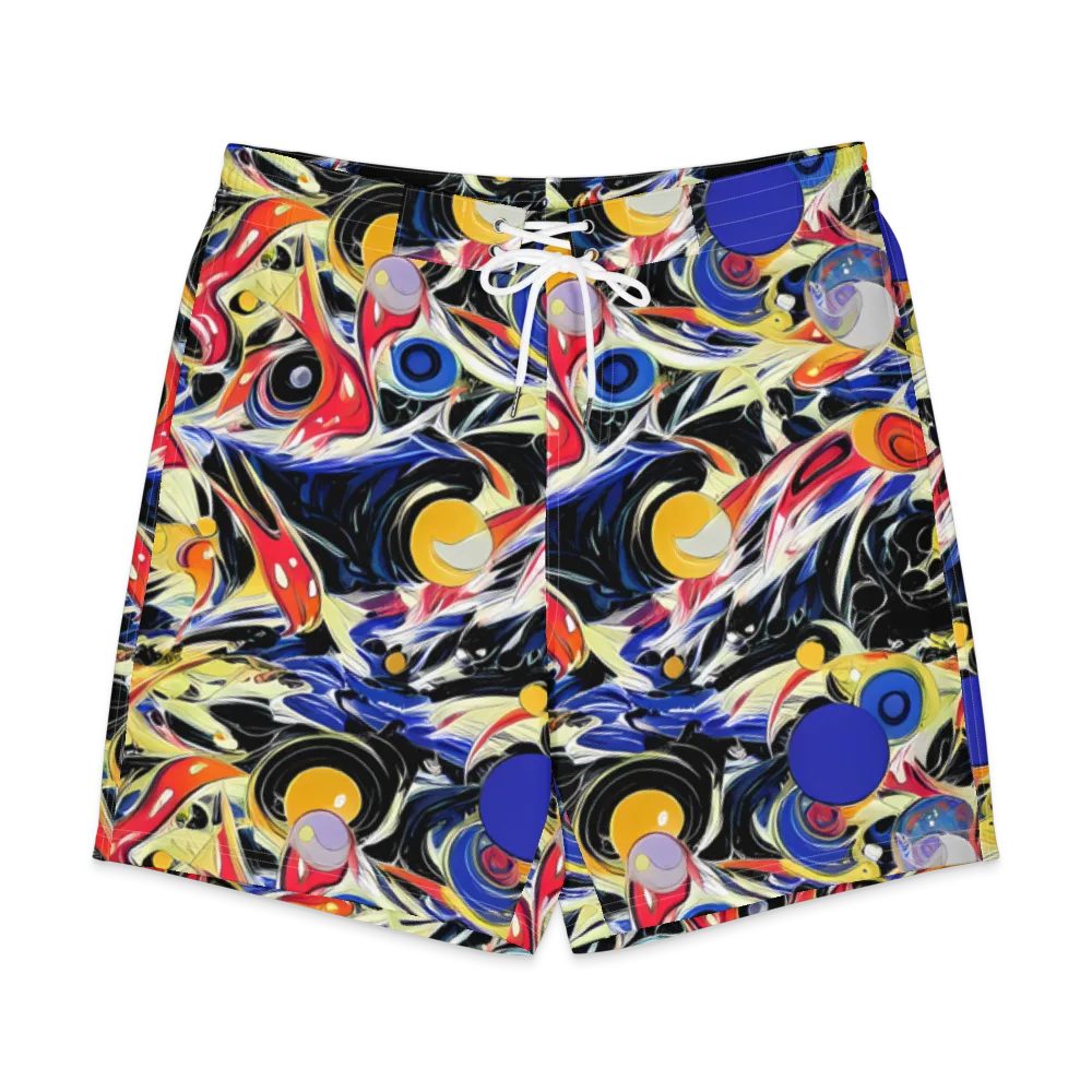 Fluid Frequency on Men's Board Shorts — Front