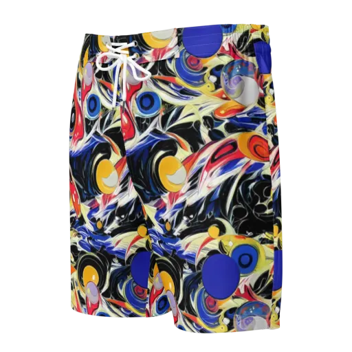 Fluid Frequency on a Men's Board Shorts