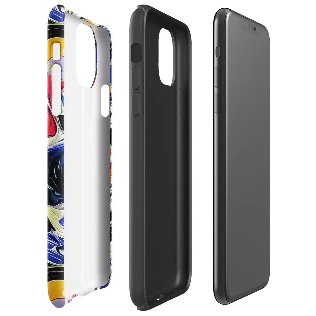 Fluid Frequency on Tough Case for iPhone® — Right