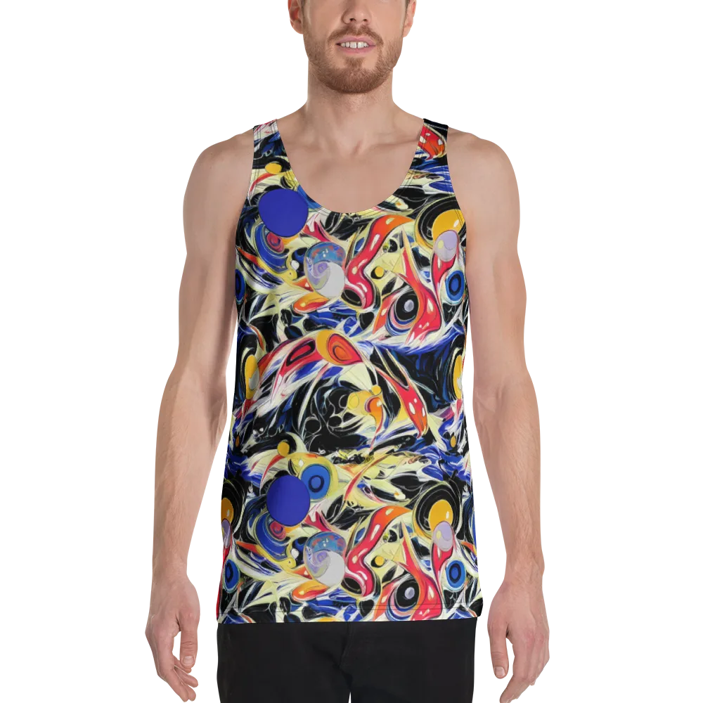 Fluid Frequency on Men's Tank Top — Front