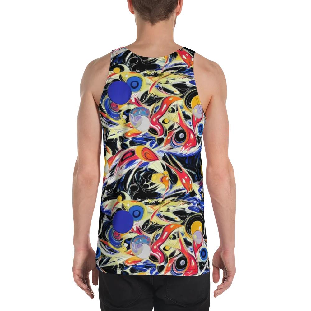 Fluid Frequency on Men's Tank Top — Back