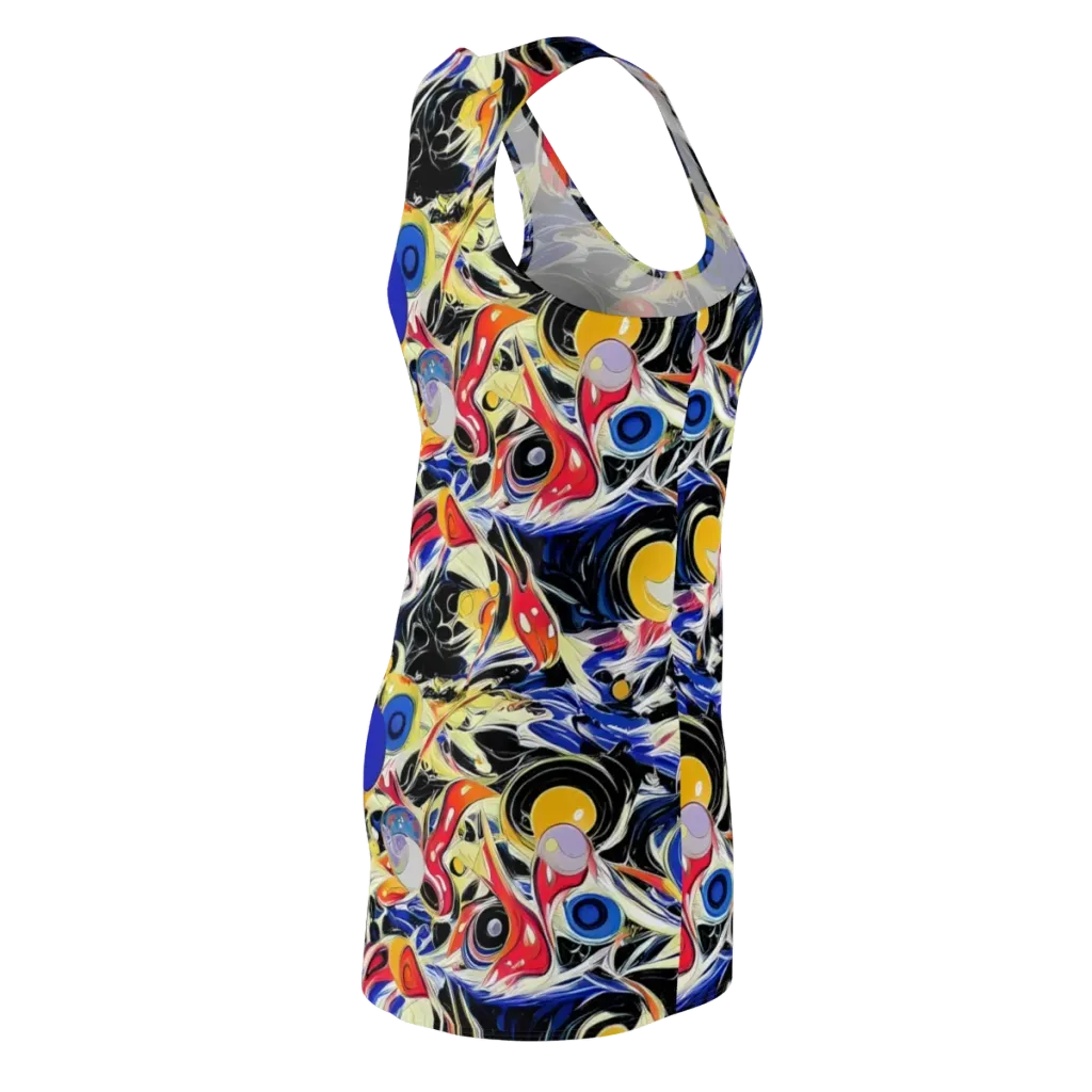 Fluid Frequency on Racerback Dress — Back Side