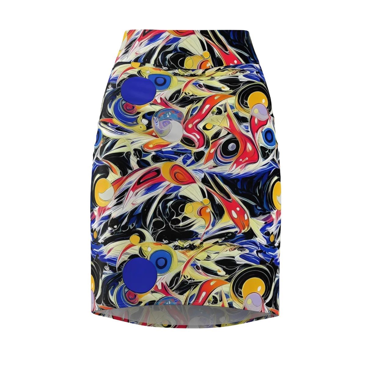 Fluid Frequency on Pencil Skirt — Front