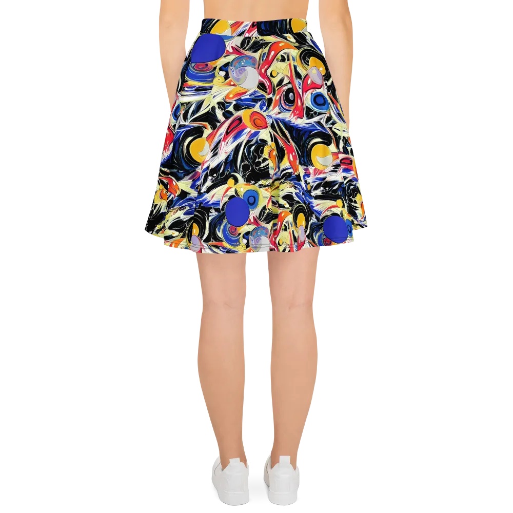 Fluid Frequency on Skater Skirt — Back