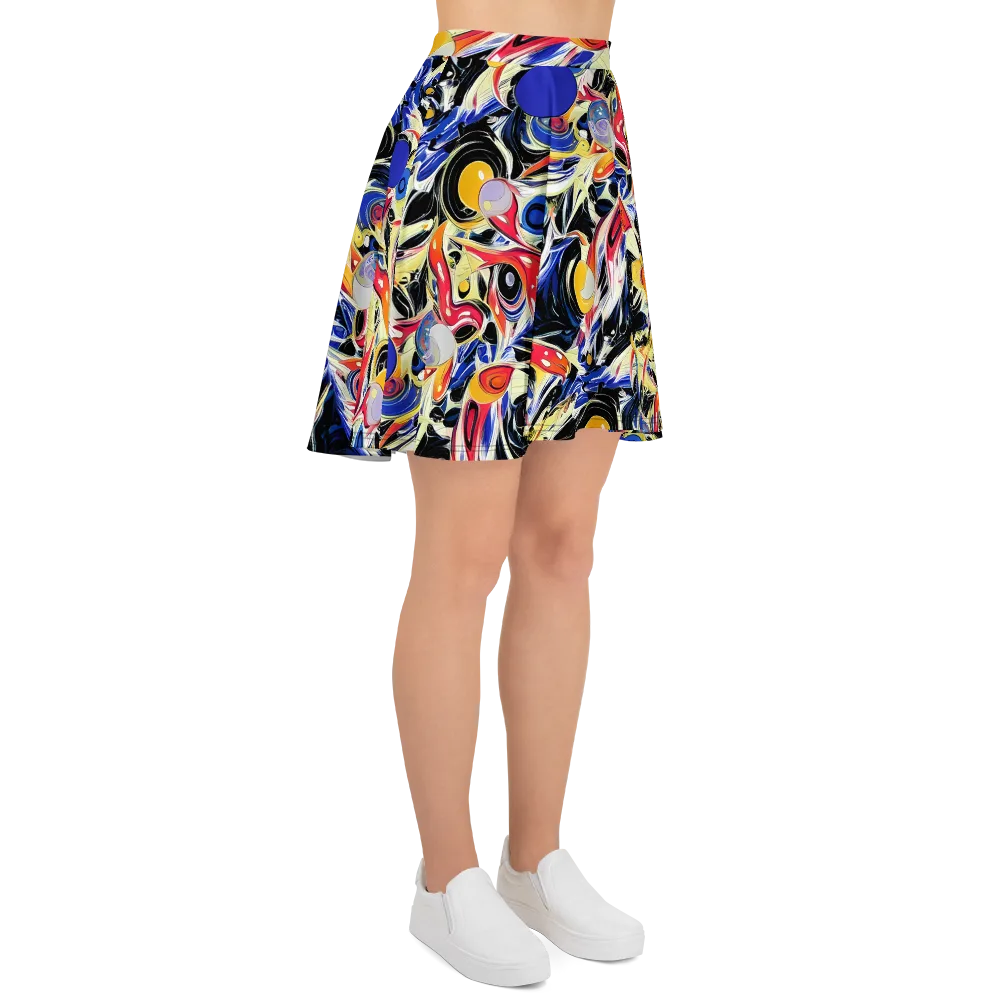 Fluid Frequency on Skater Skirt — Right