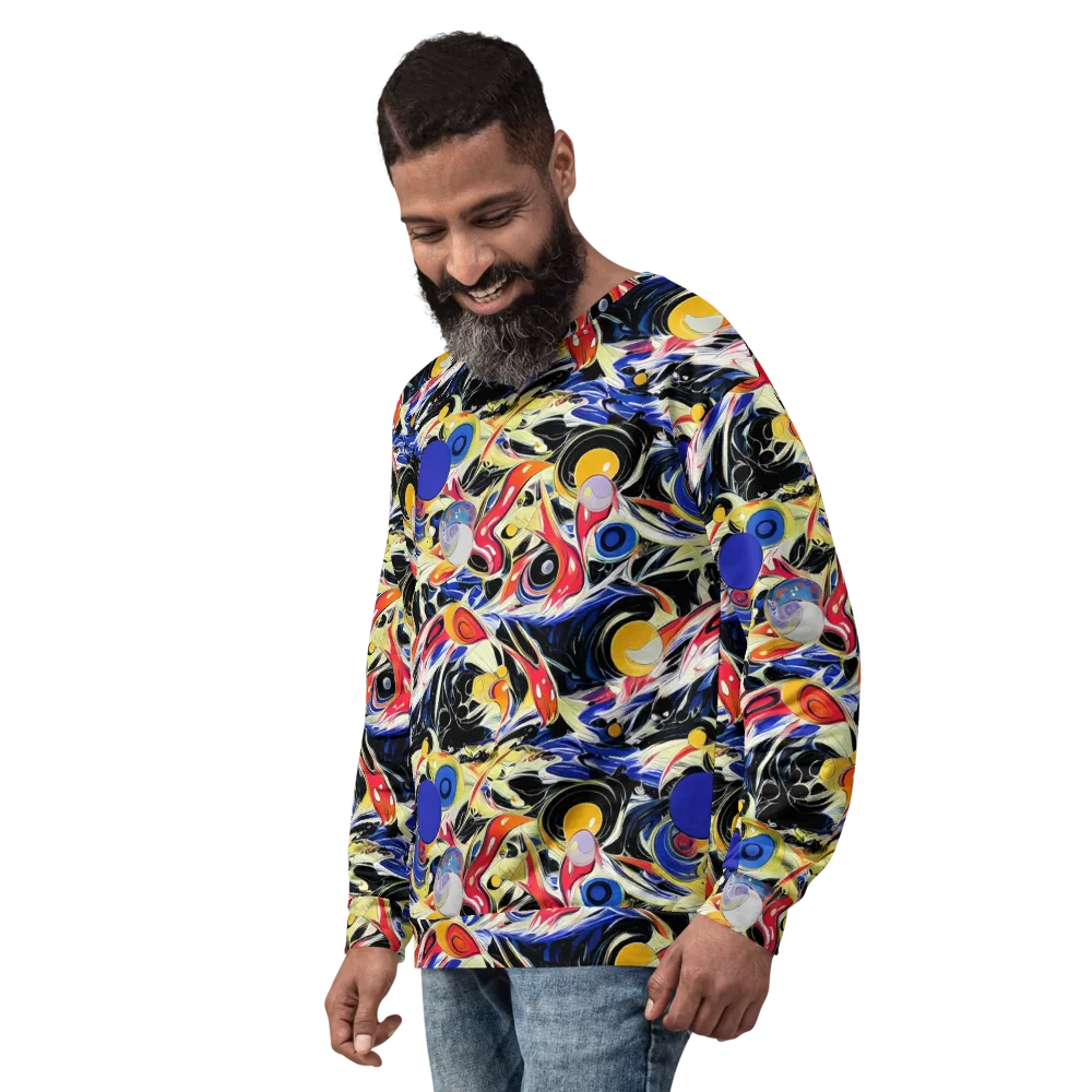 Fluid Frequency on Sweatshirt — Left Front