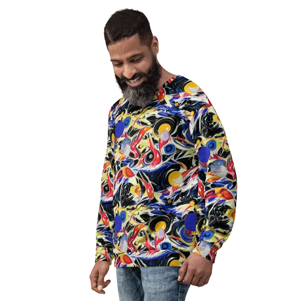 Fluid Frequency on Sweatshirt — Left Front