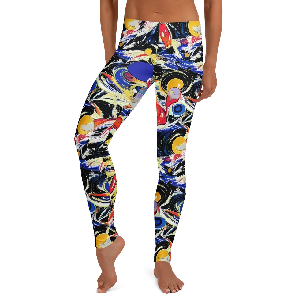 Fluid Frequency on Leggings — Front