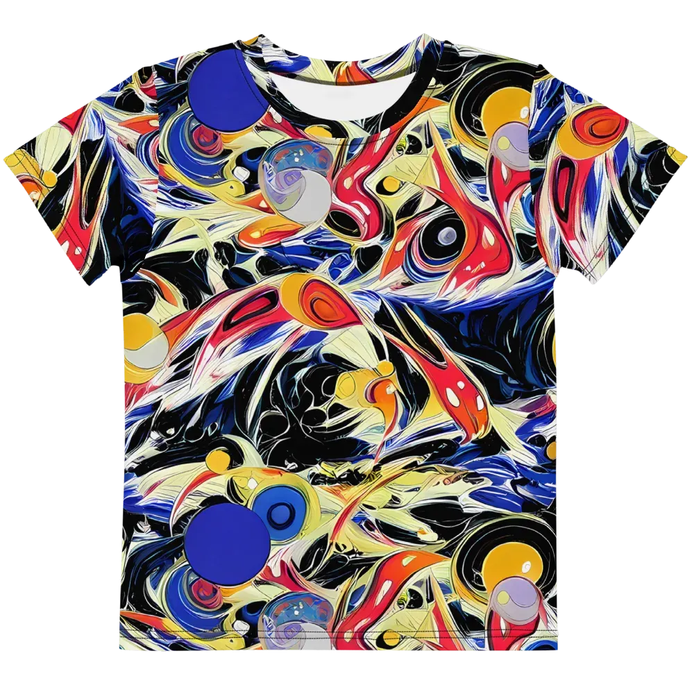 Fluid Frequency on Kids Crew Neck T-Shirt — Front