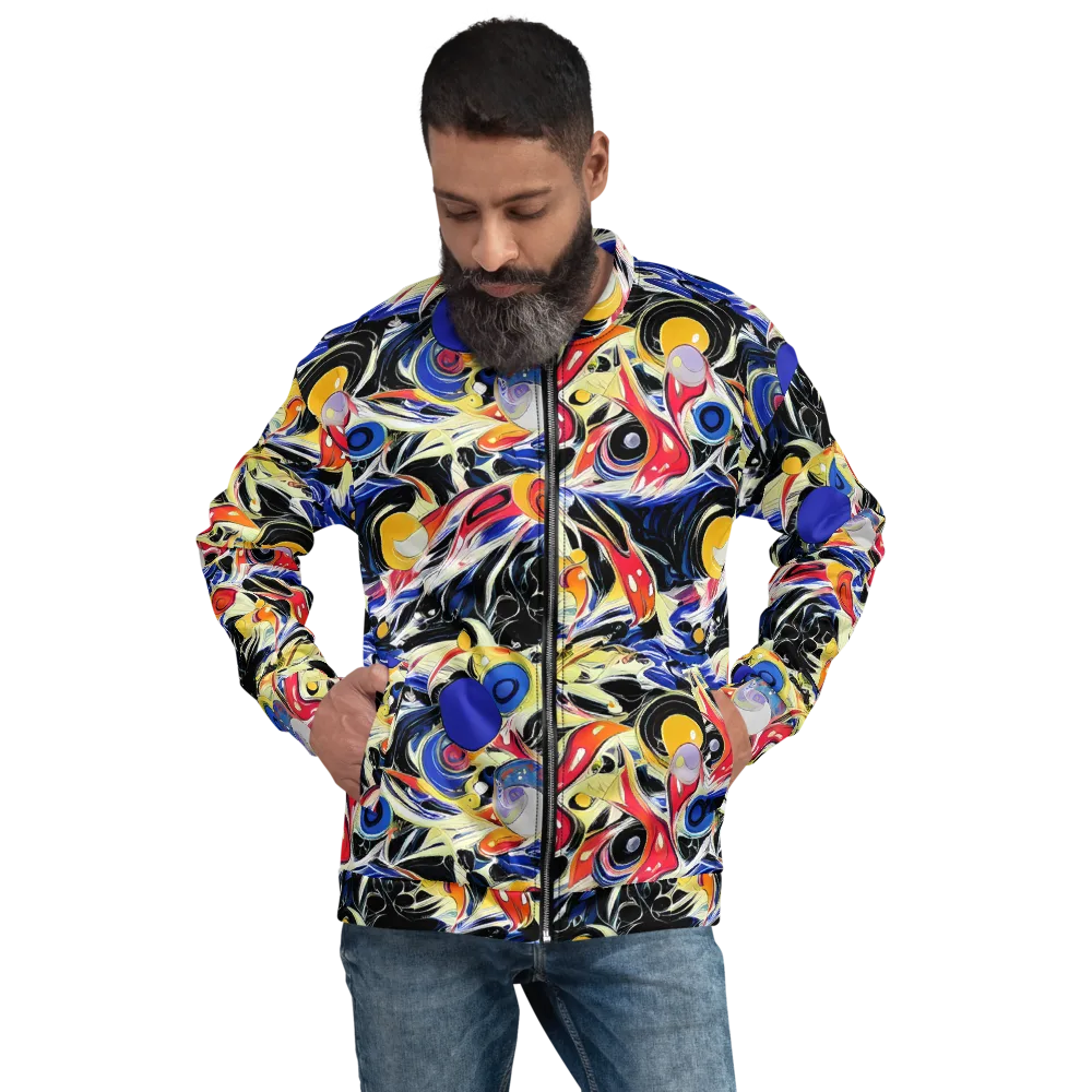 Fluid Frequency on Bomber Jacket — Front