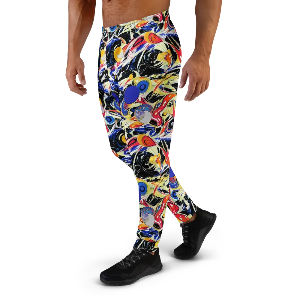 Fluid Frequency on Men's Joggers — Left