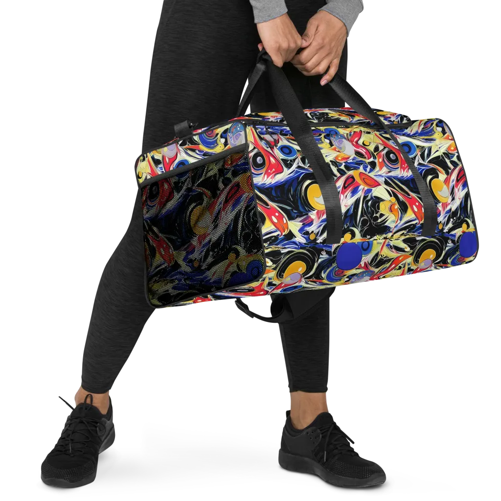 Fluid Frequency on Duffle Bag — Right Front