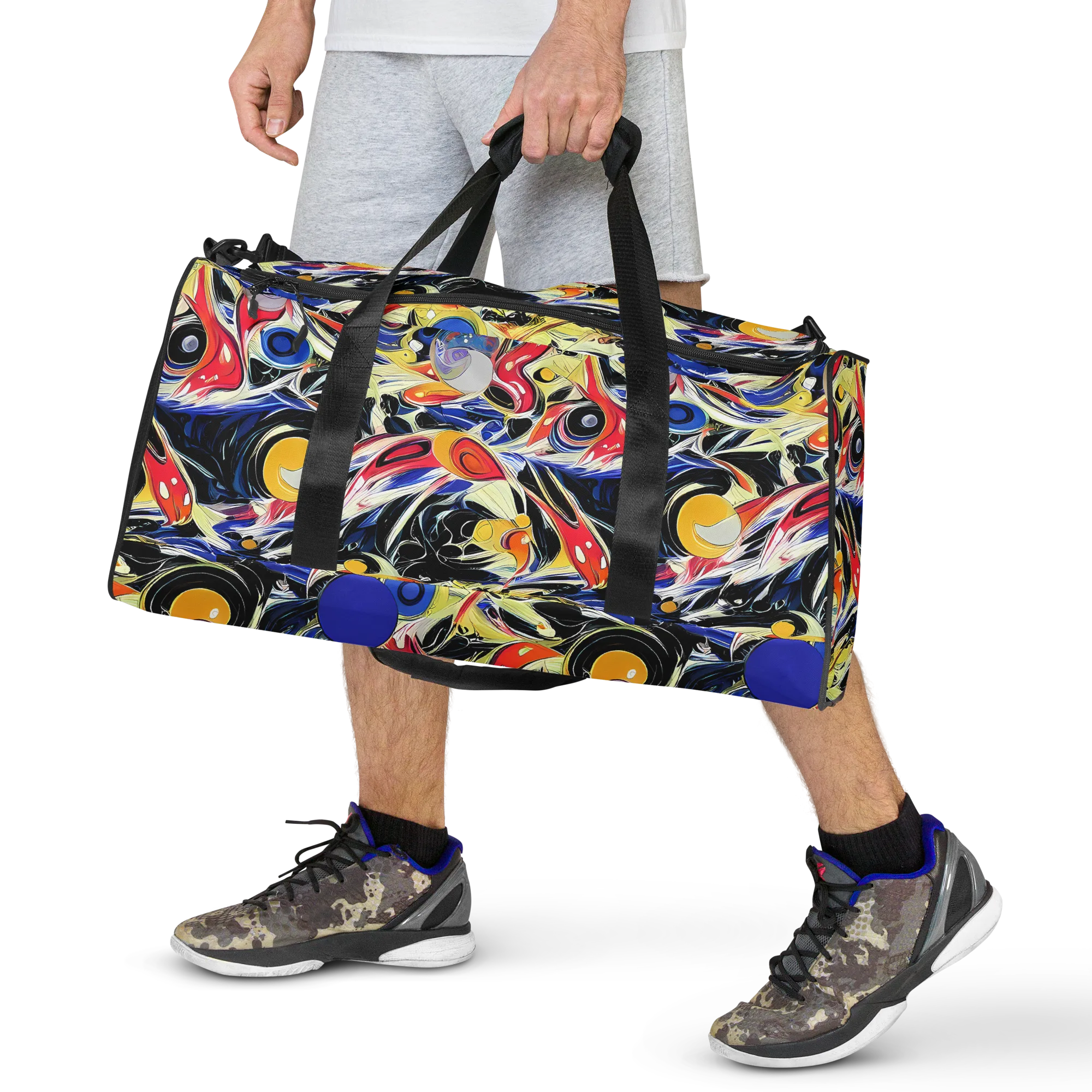 Fluid Frequency on Duffle Bag — Front