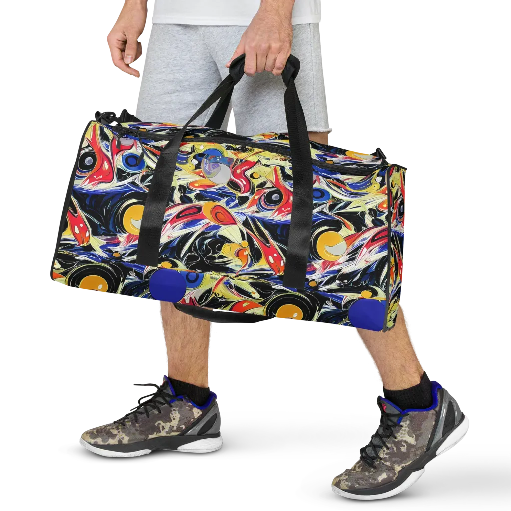 Fluid Frequency on Duffle Bag — Front
