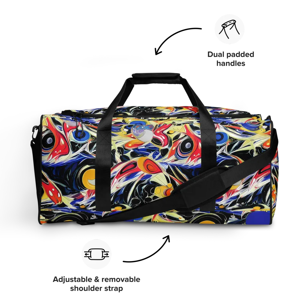 Fluid Frequency on Duffle Bag — Front