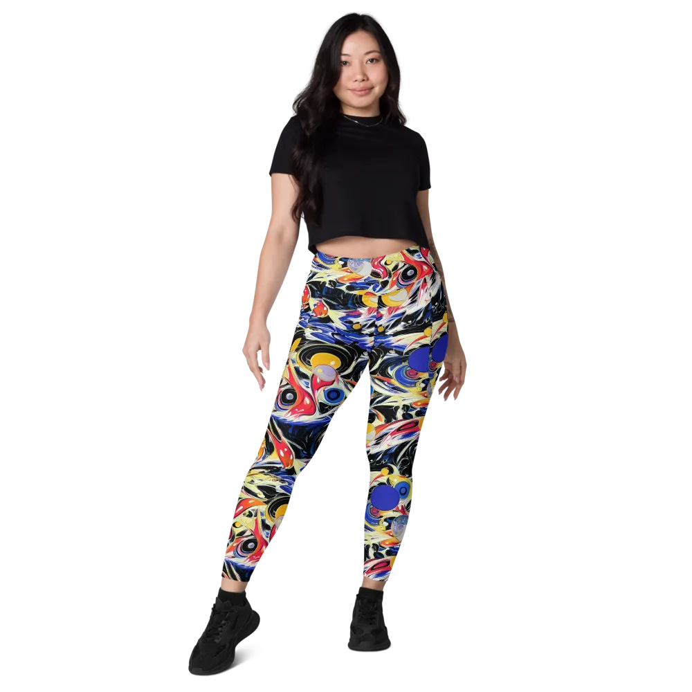 Fluid Frequency on Leggings with Pockets — Front