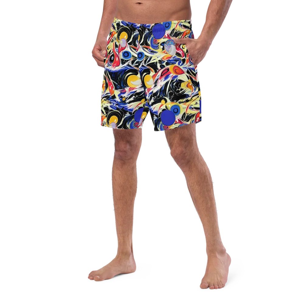 Fluid Frequency on Swim Trunks — Left Front
