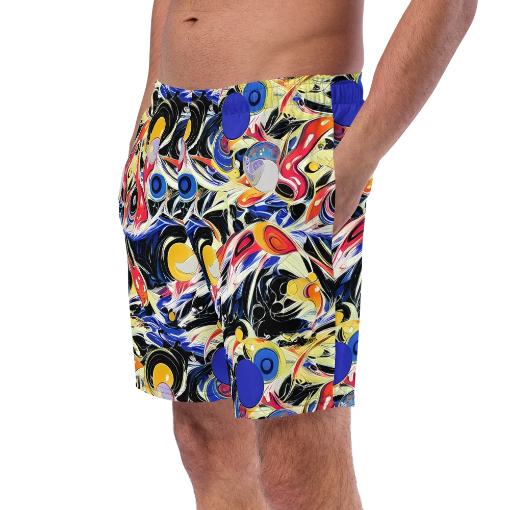 Fluid Frequency on Swim Trunks — Left Front