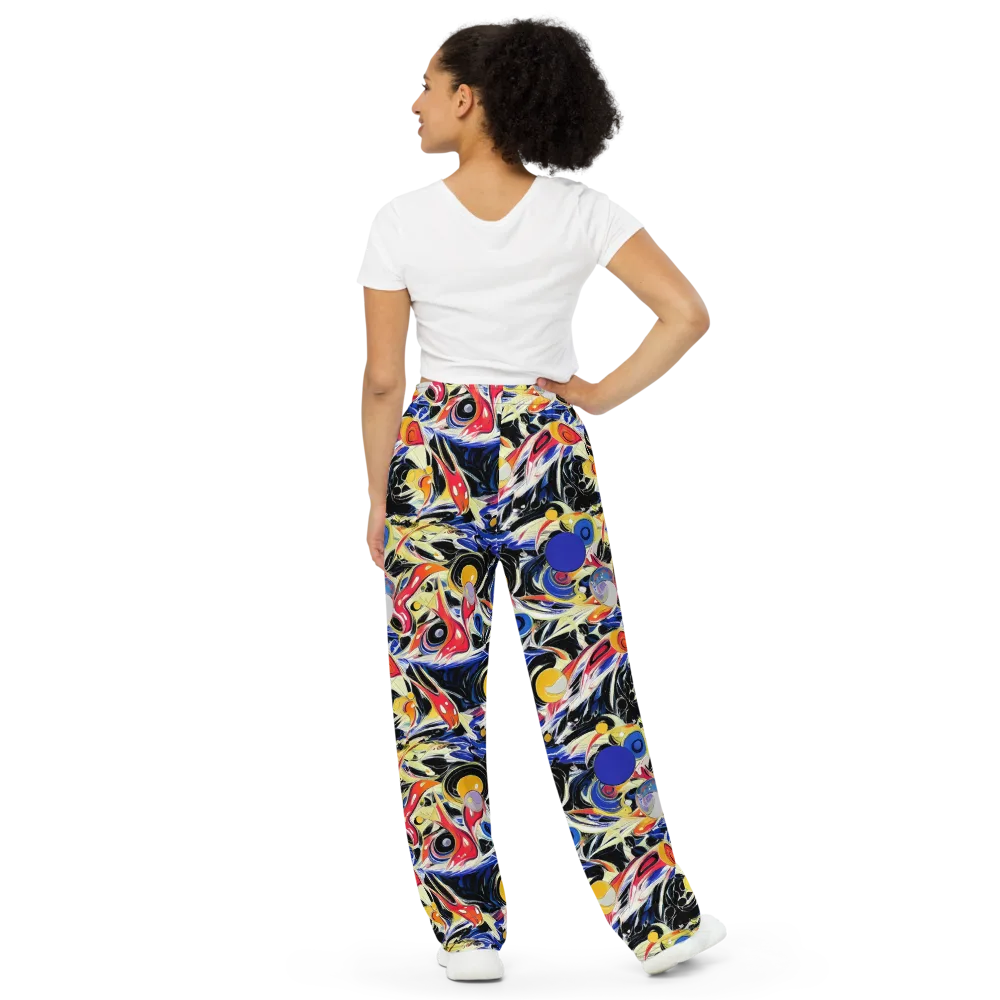 Fluid Frequency on Wide-Leg Pants — Back